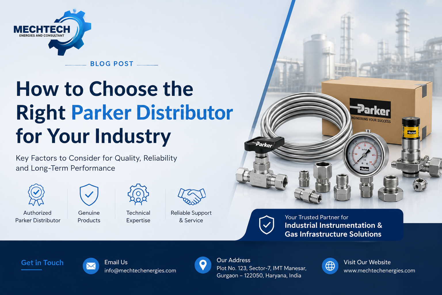 Home 21 How to Choose the Right Parker Distributor for Your Industry
