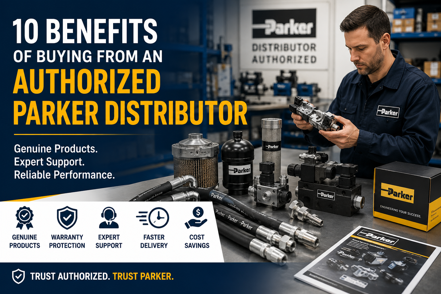 Home 20 10 Benefits of Buying from an Authorized Parker Distributor